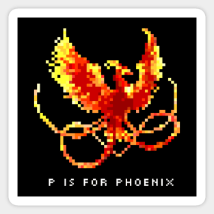 P is for Phoenix Sticker